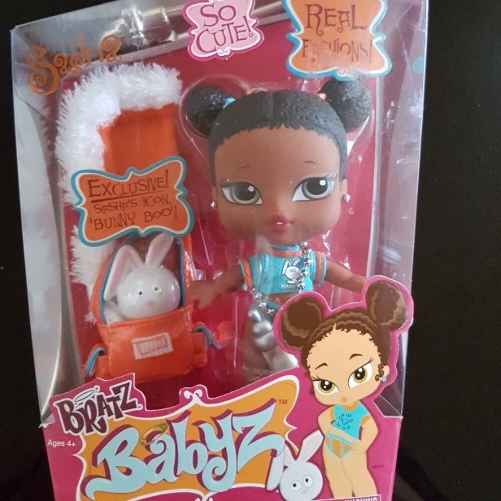 NEW Bratz Babyz Sasha & Bunny Boo New in Package Real Fashions